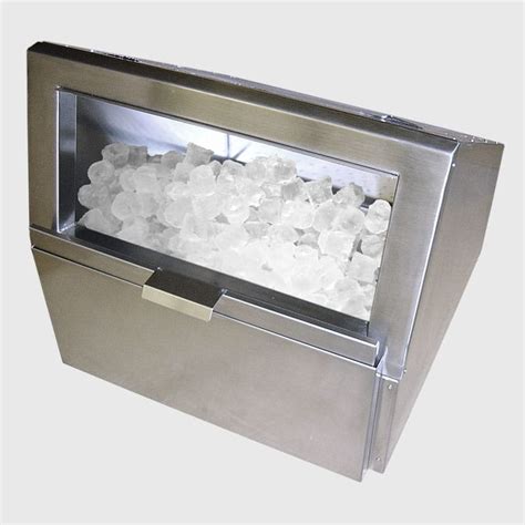 stainless steel ice box|stainless steel ice maker box.